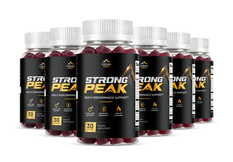 6 Bottles of Strong Peak gummies